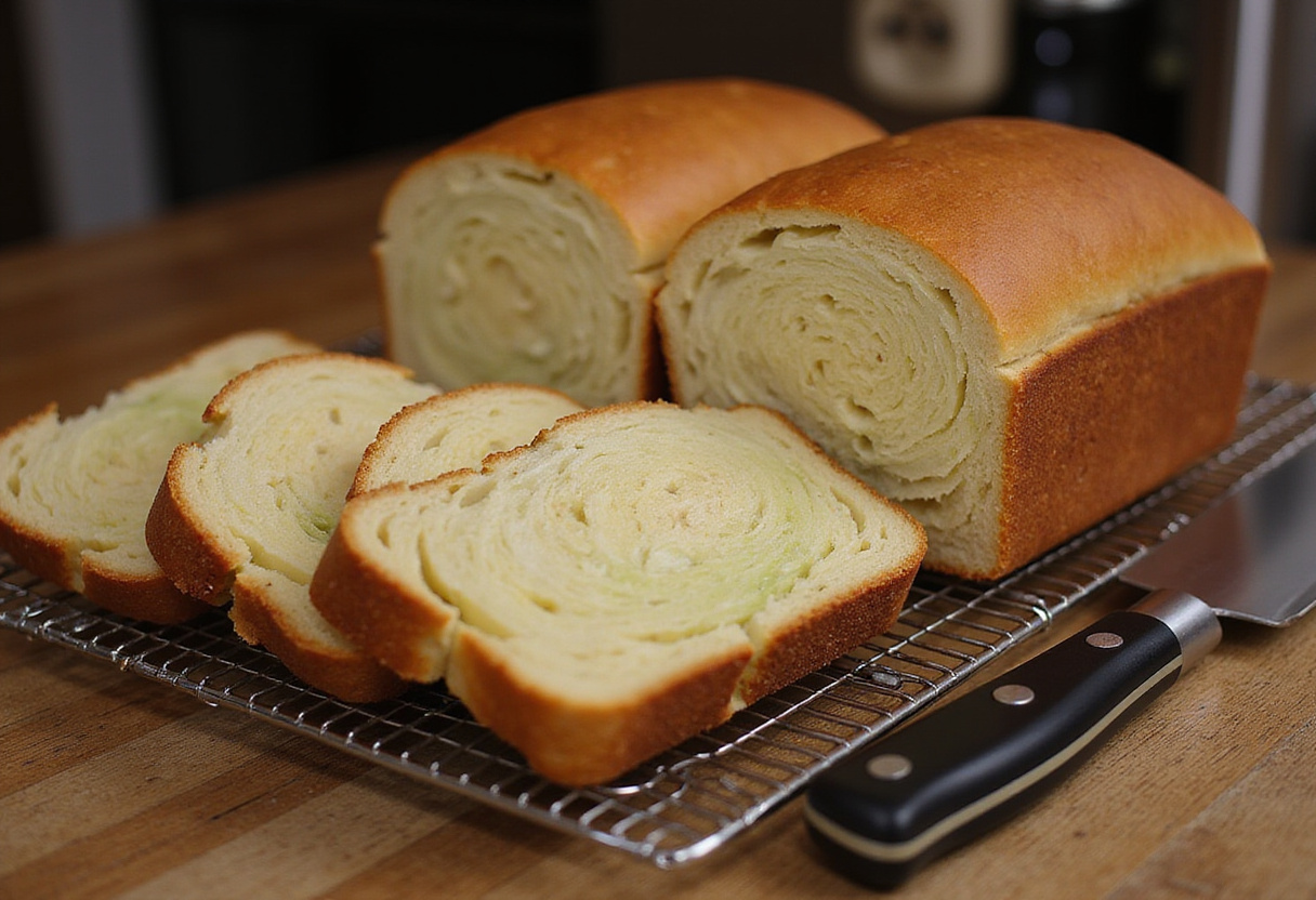 Freshly baked cabbage bread, a simple and quick recipe for busy weeknights.