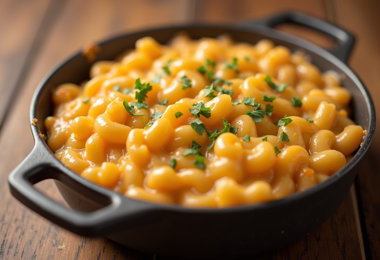The Only Cracker Barrel Macaroni and Cheese Recipe You'll Ever Need, ready to be served.